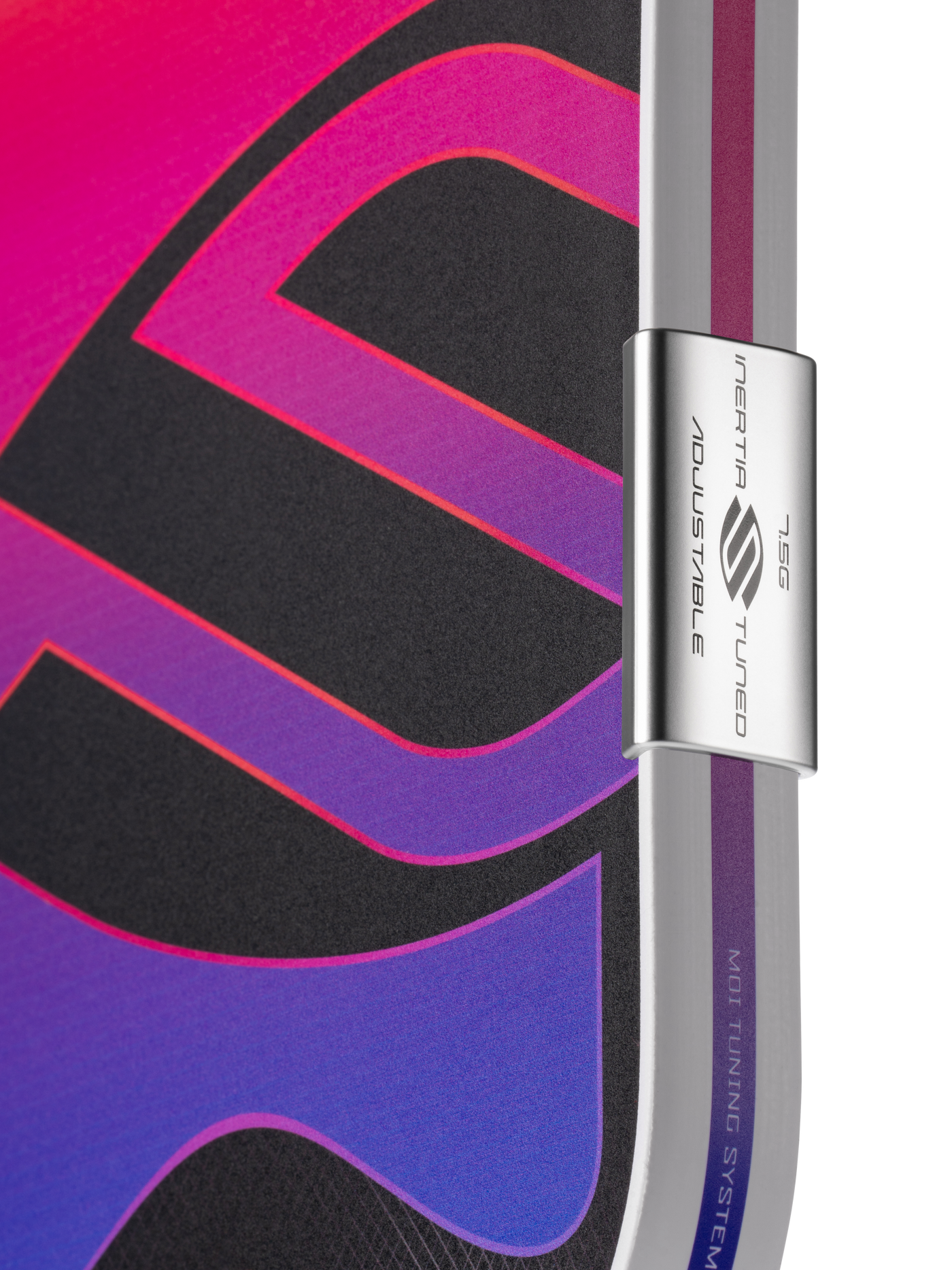 Selkirk Omni Elongated pickleball paddle - Cosmic colourway - face and edge guard detail